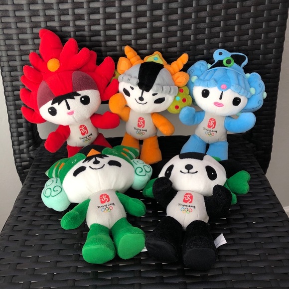 rare limited edition 2008 beijing olympics plushes